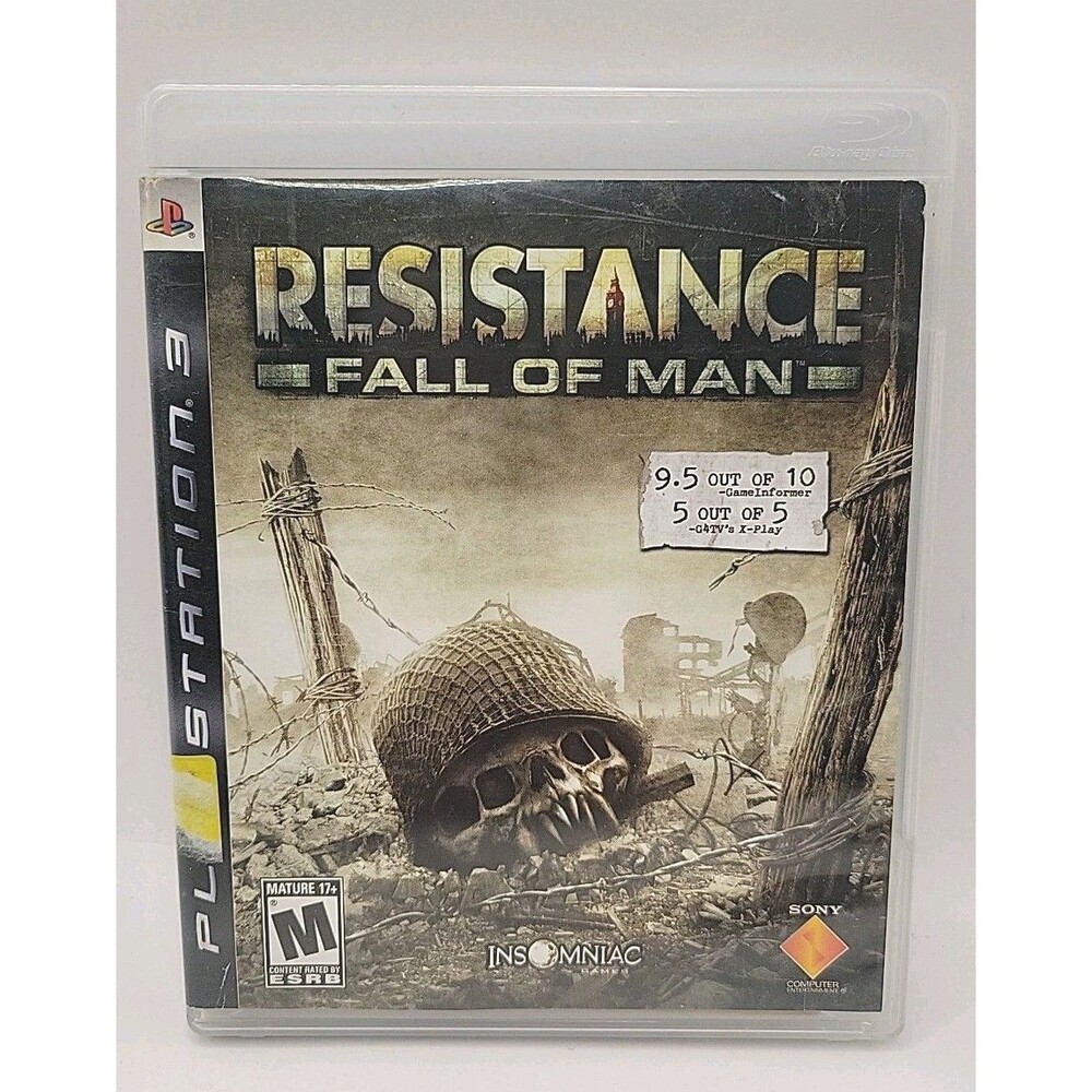 Resistance: Fall of Man (Sony PlayStation 3, 2006) CIB w manual Tested S/Free